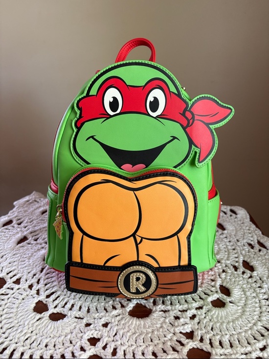Loungefly Handbags - Loungefly Nickelodeon Rafael Teenage Mutant Ninja Turtles Bag/Backpack NWT